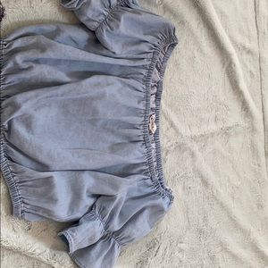 Off the shoulder shirt
